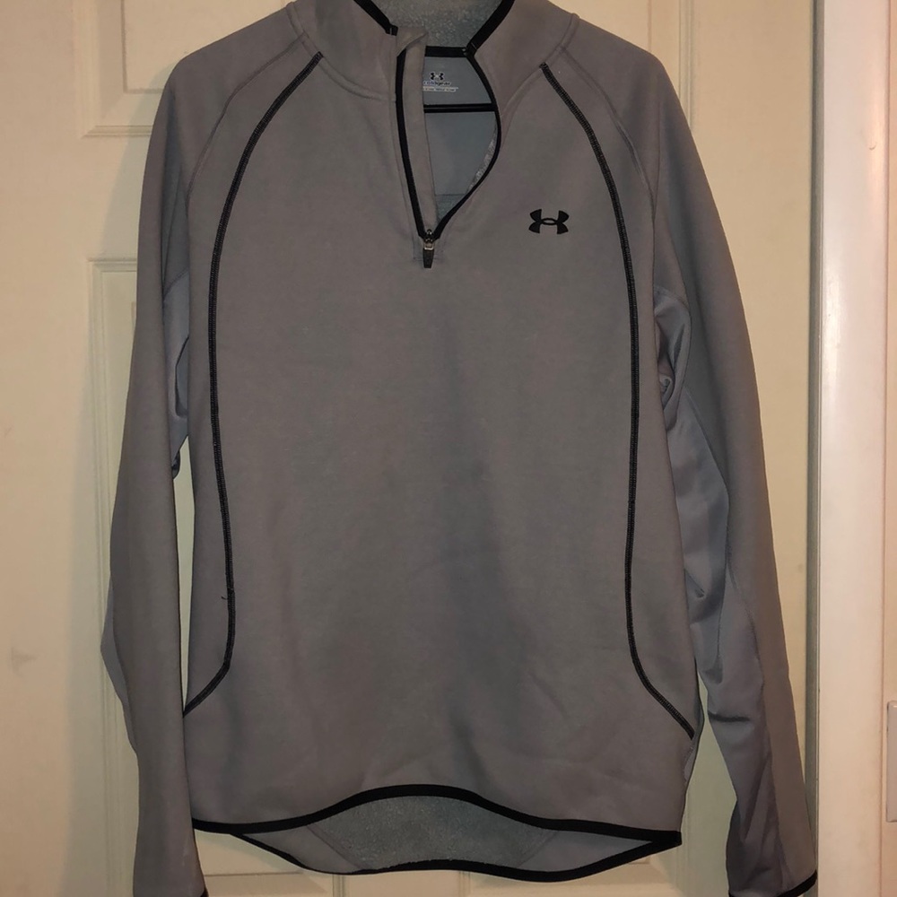 Men’s grey under armour quarter zip